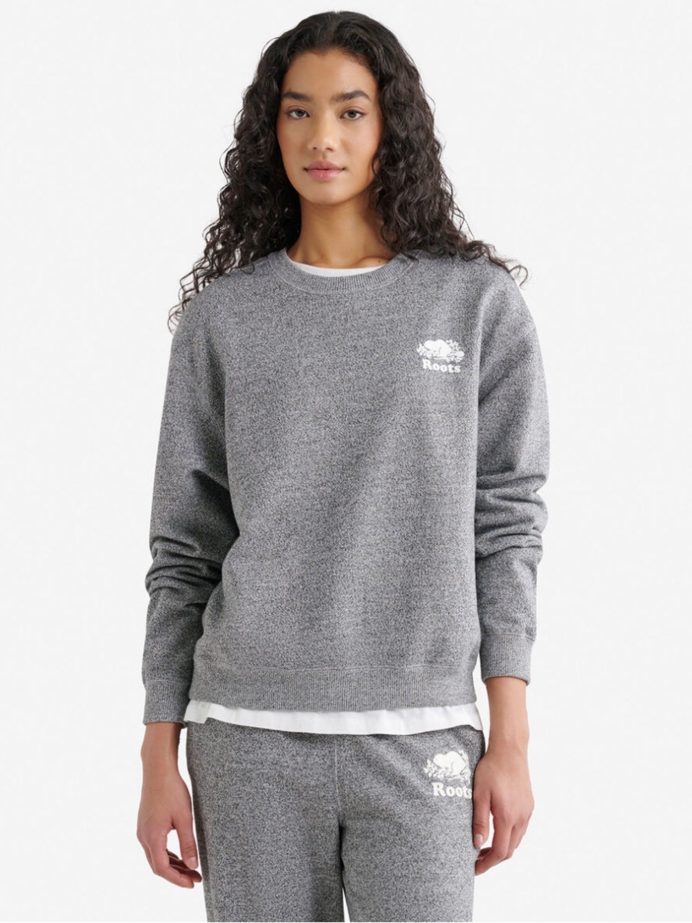 Roots Organic Cooper Relaxed Crew - Size S